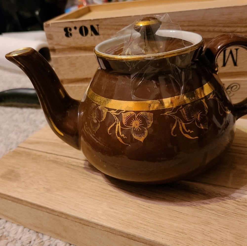 Antique Hall American teapot